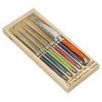6 couteaux Laguiole London Mix et coffret bois Jean Dubost